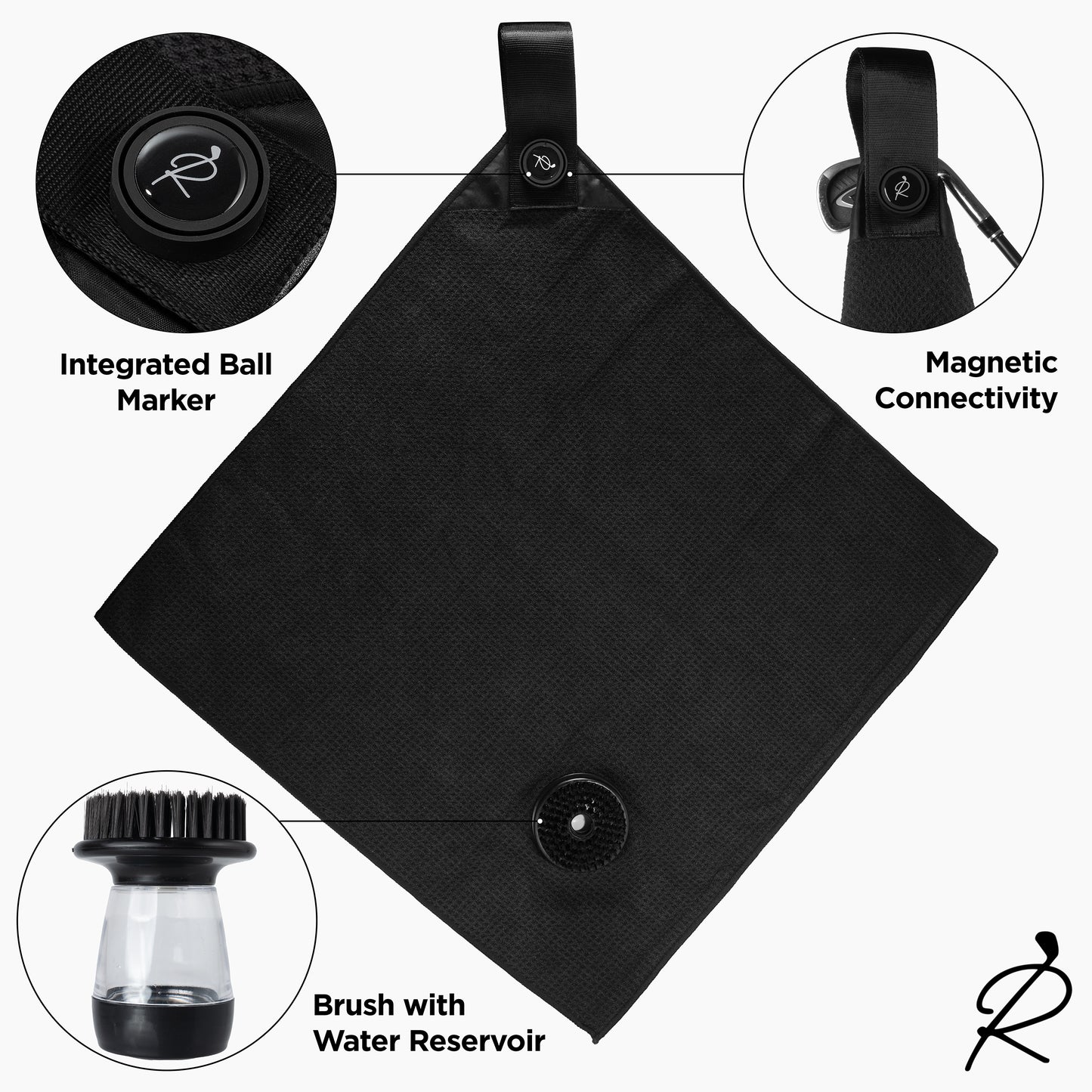 Ryft Golf Towel - The Ultimate All-in-One Golf Accessory